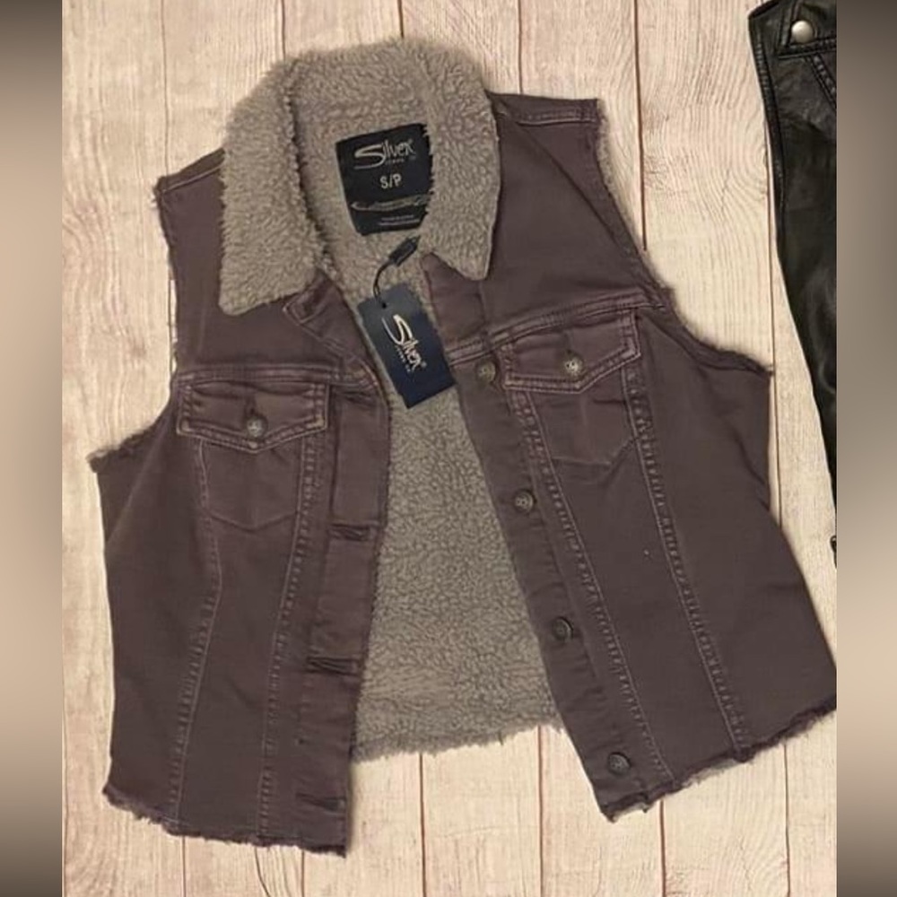 Silver vest